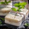 Healthy and natural mint soap good for any skin