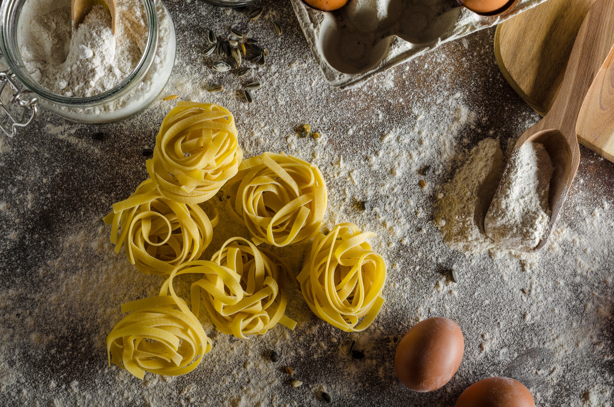 Homemade pasta bio